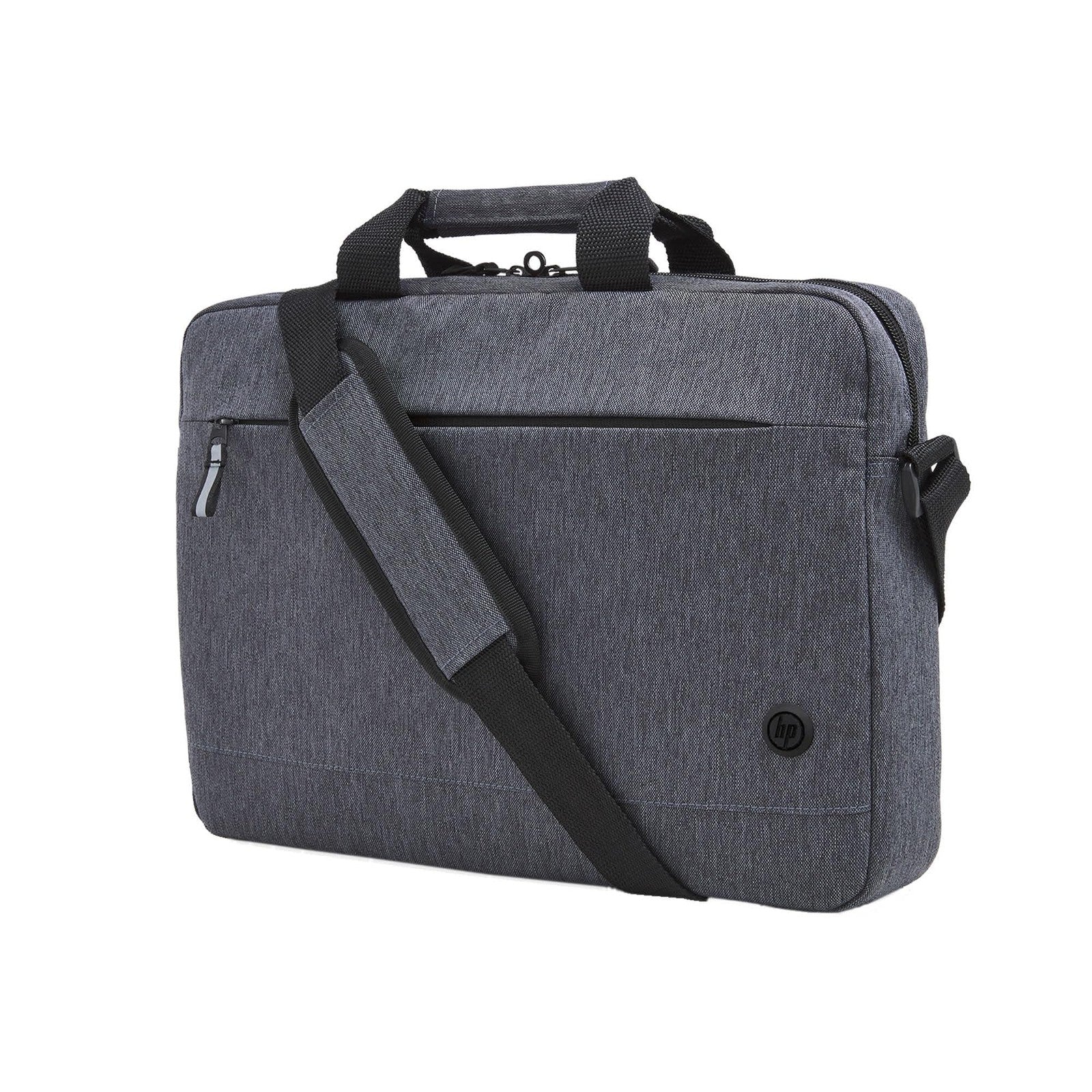 HP Prelude top-load laptop bag with durable fabric and water-resistant material designed for 15.6-inch laptops.