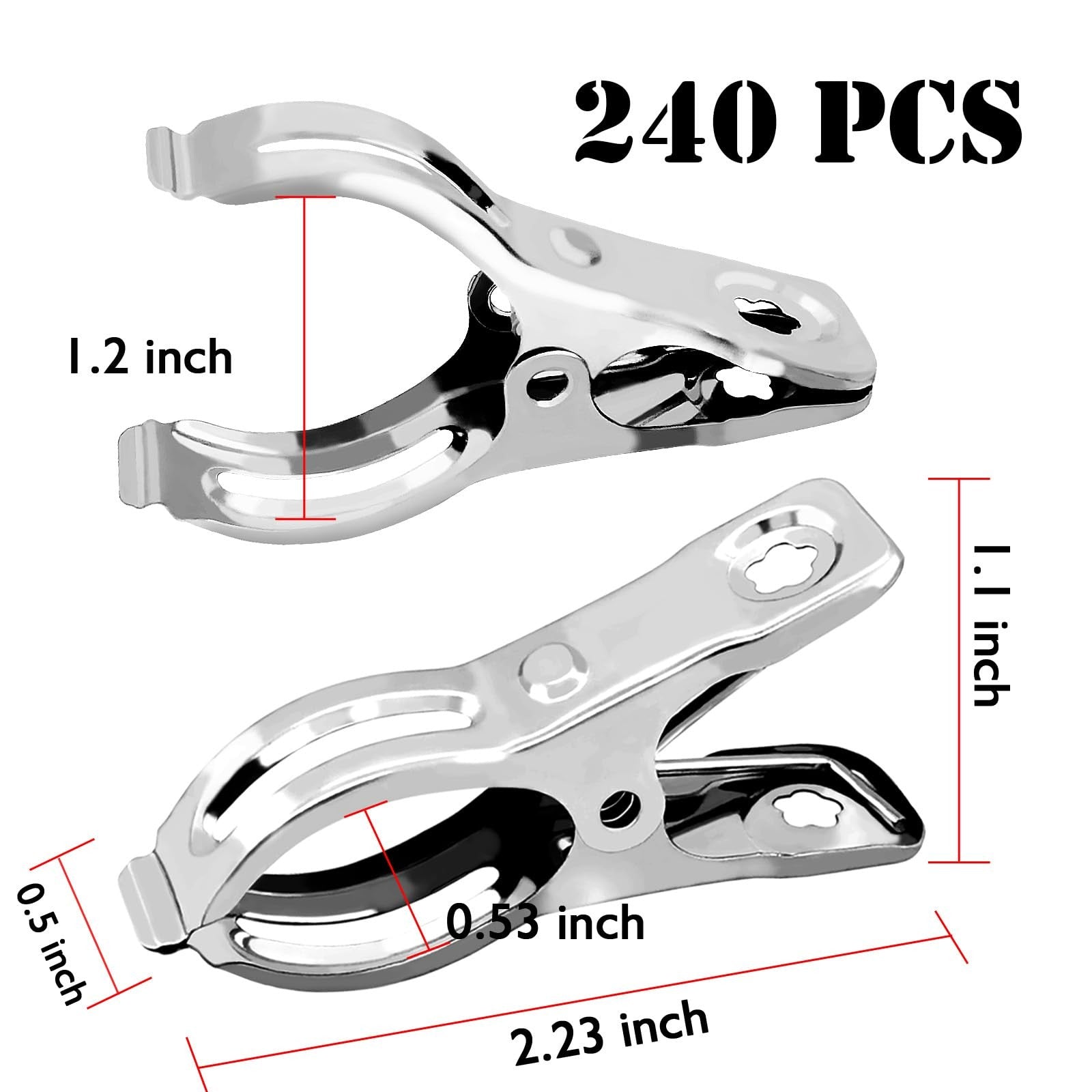 Set of 100 Besteel stainless steel garden clips and clamps for greenhouse support, shown in green color.