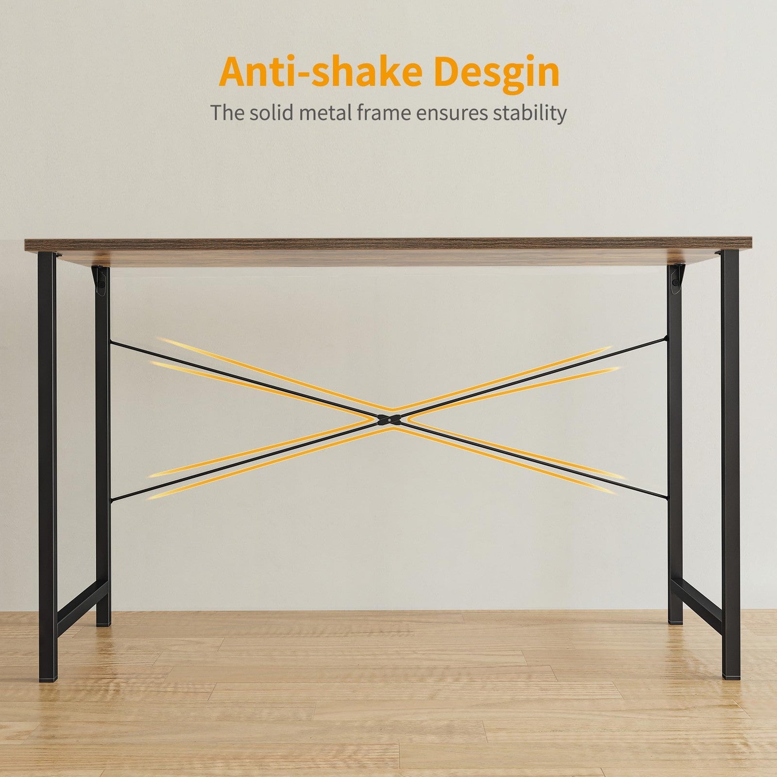Cubiker 32-inch small computer desk for home office with modern simple style and X-bar design.