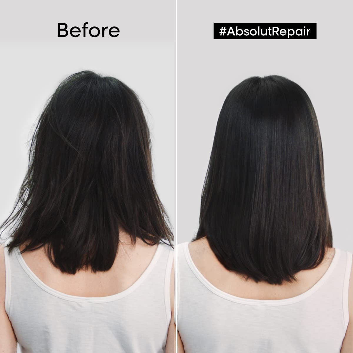 L'Oréal Professionnel Absolut Repair Golden Mask for damaged hair, creamy hair treatment in a jar with gold accents.