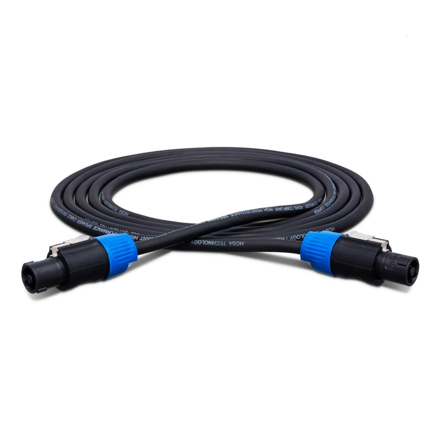 Hosa SKT-403 Pro speaker cable with REAN connectors, 3 feet long, used for connecting loudspeakers to audio equipment.