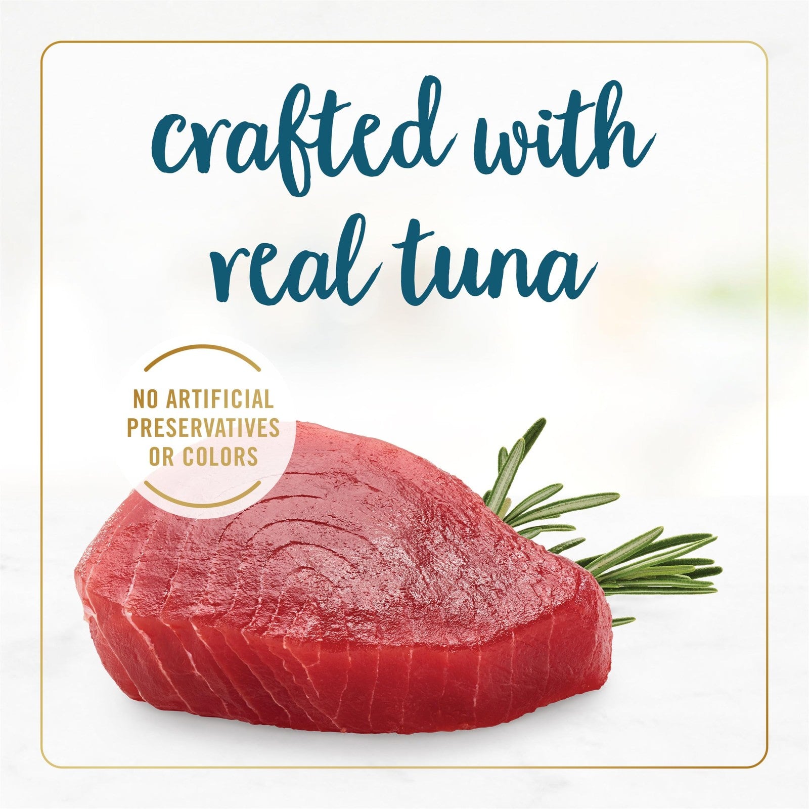 Cans of Fancy Feast Senior Wet Cat Food Tuna Feast Minced in Gravy for cats aged 7+ displayed on a shelf