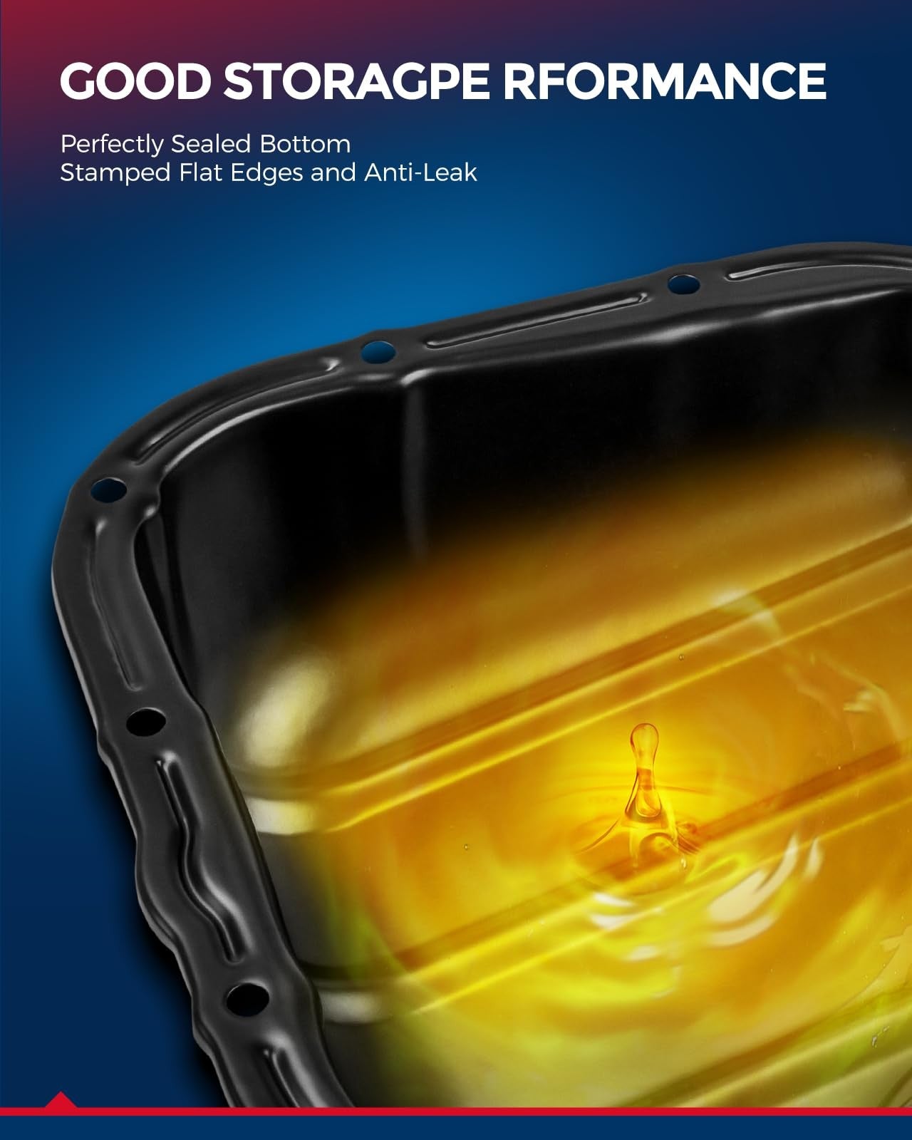 KAX transmission oil pan for Ford F-150 and Crown Victoria, compatible with 4R70W and 4R75W transmissions, shown in the image.
