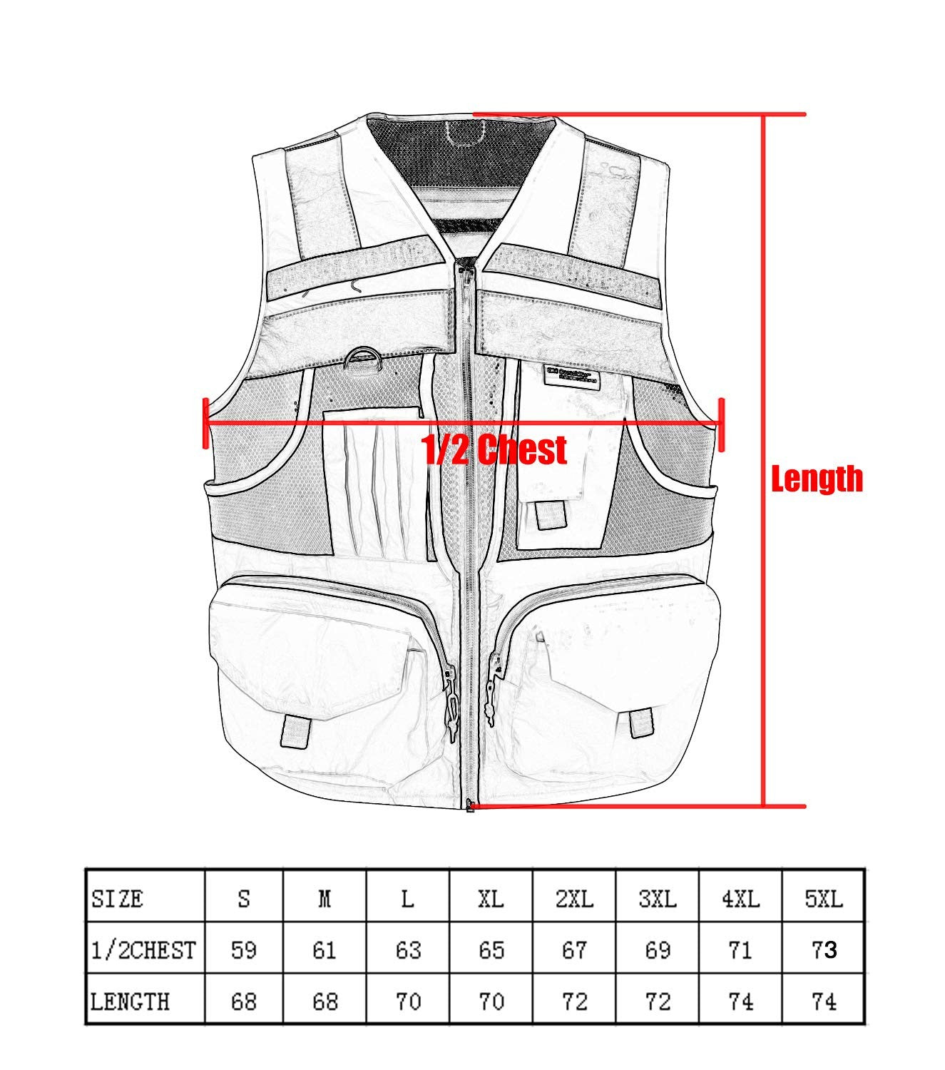 Black knitted safety vest with 3M reflective stripes and 10 pockets, high-visibility workwear for safety and storage.