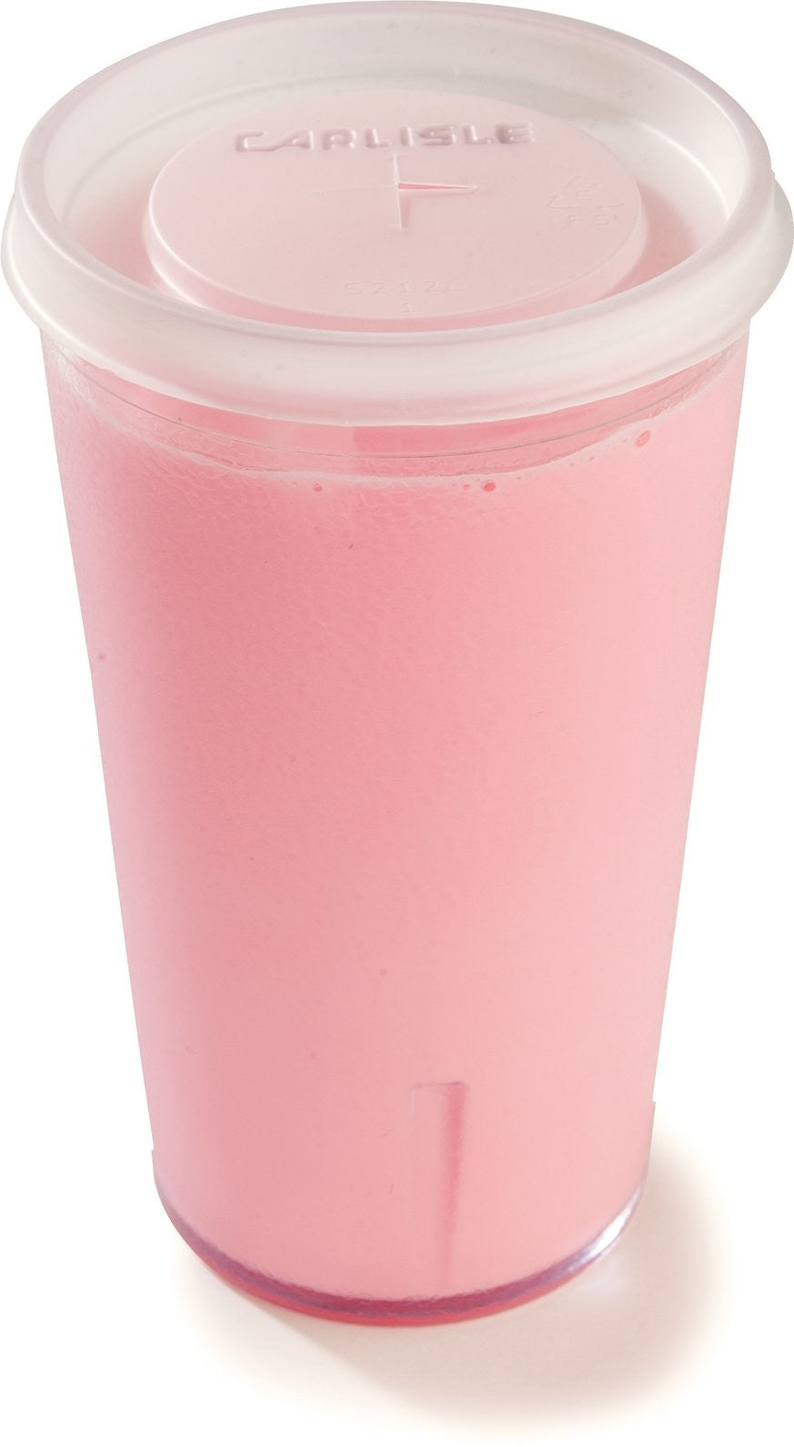 Set of 24 clear Carlisle Foodservice Products 9.5 oz plastic tumblers, durable drinkware for casual dining or events