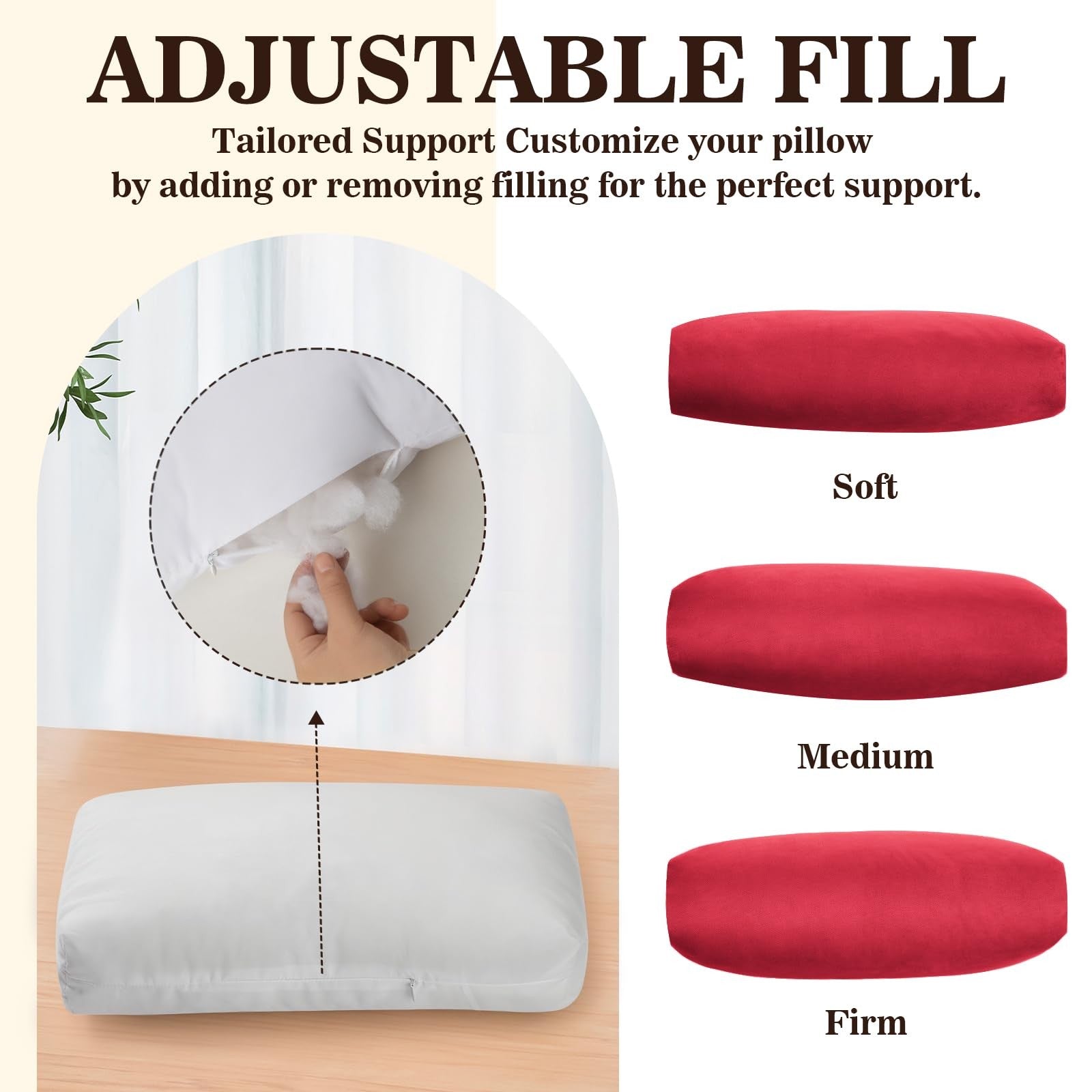 AHUAWA recliner headrest pillow with adjustable neck and head support, soft cushioning for relaxing comfort.