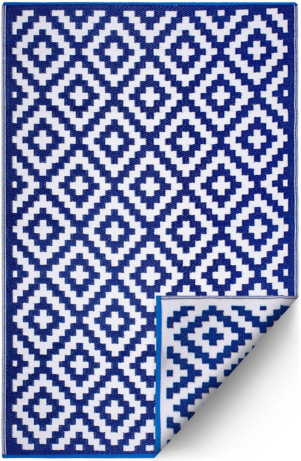Outdoor camping rug by Fh Home, waterproof and fade-resistant, reversible design, ideal for outdoor adventures and camping trips.