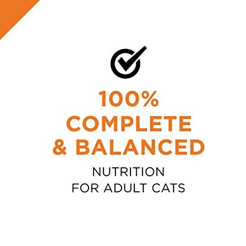 Canned Purina Pro Plan high protein cat food with beef and chicken gravy, 24-pack of wet feline entree in metal cans