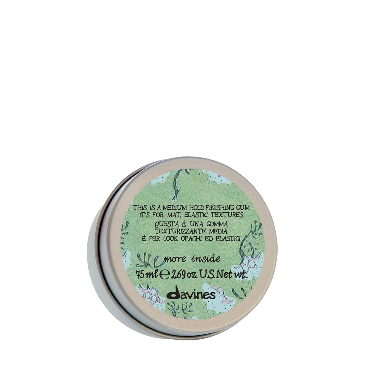 Davines This Is A Medium Hold Finishing Gum, residue-free lightweight styling product with a natural finish, shown in the image.