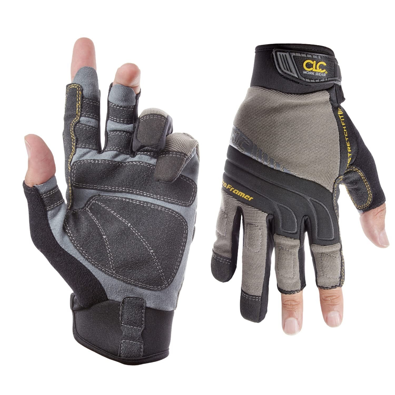 Custom Leathercraft 140XL Pro Framer Glove in X-Large, showing durable leather construction and reinforced fingertips for work protection.