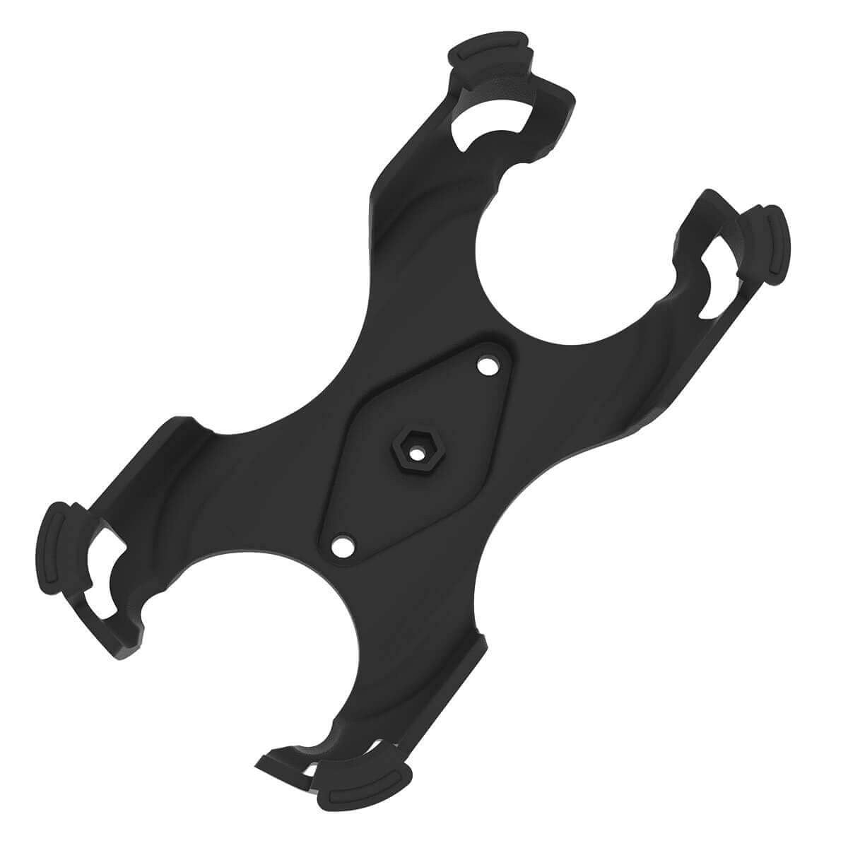 Minn Kota holding cradle for i-Pilot Link Bluetooth remote, designed to securely hold the remote device on a boat or fishing gear.