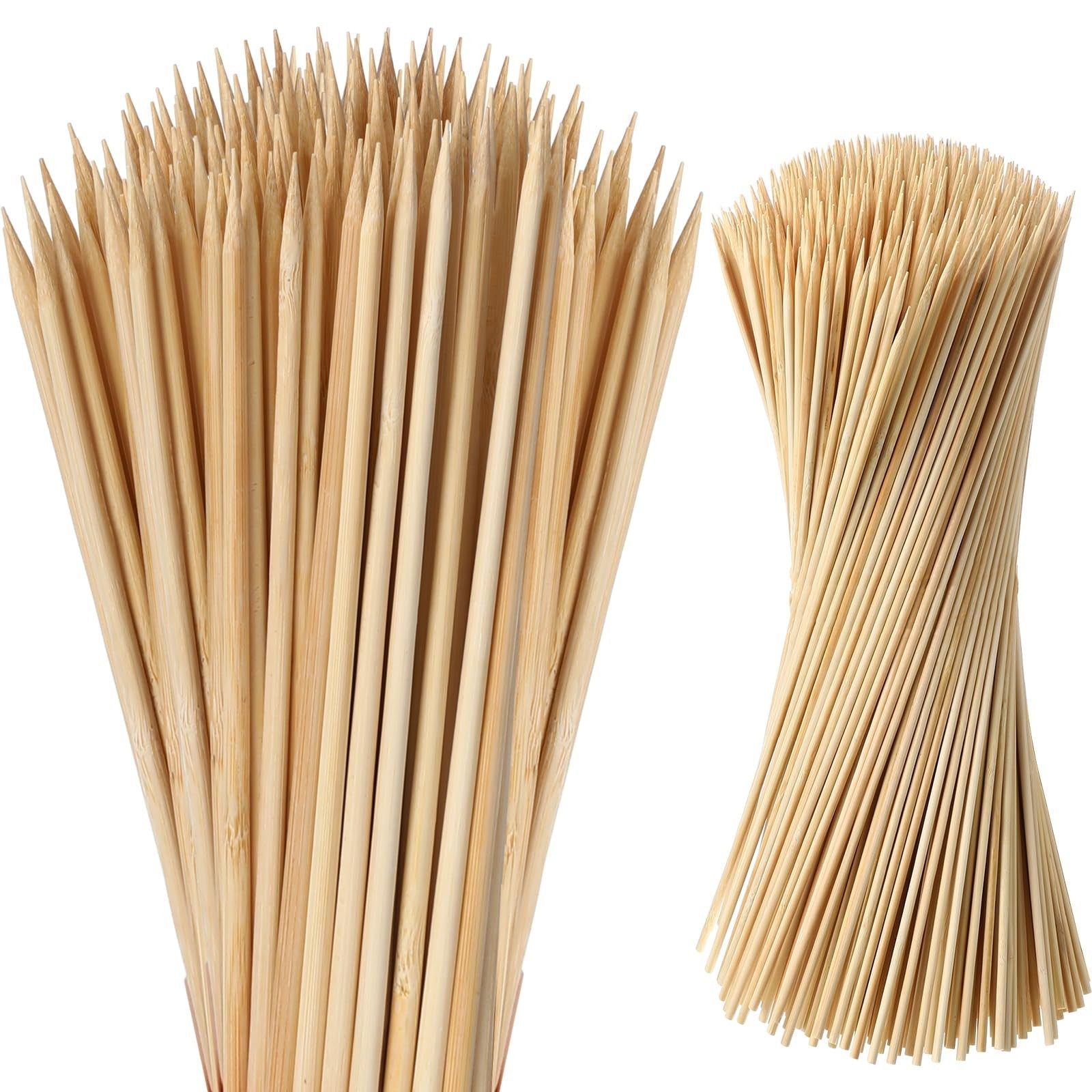 Suclain 500-pack marshmallow roasting sticks, 17.5 inches long with 5mm thickness, ideal for s'mores and outdoor roasting.