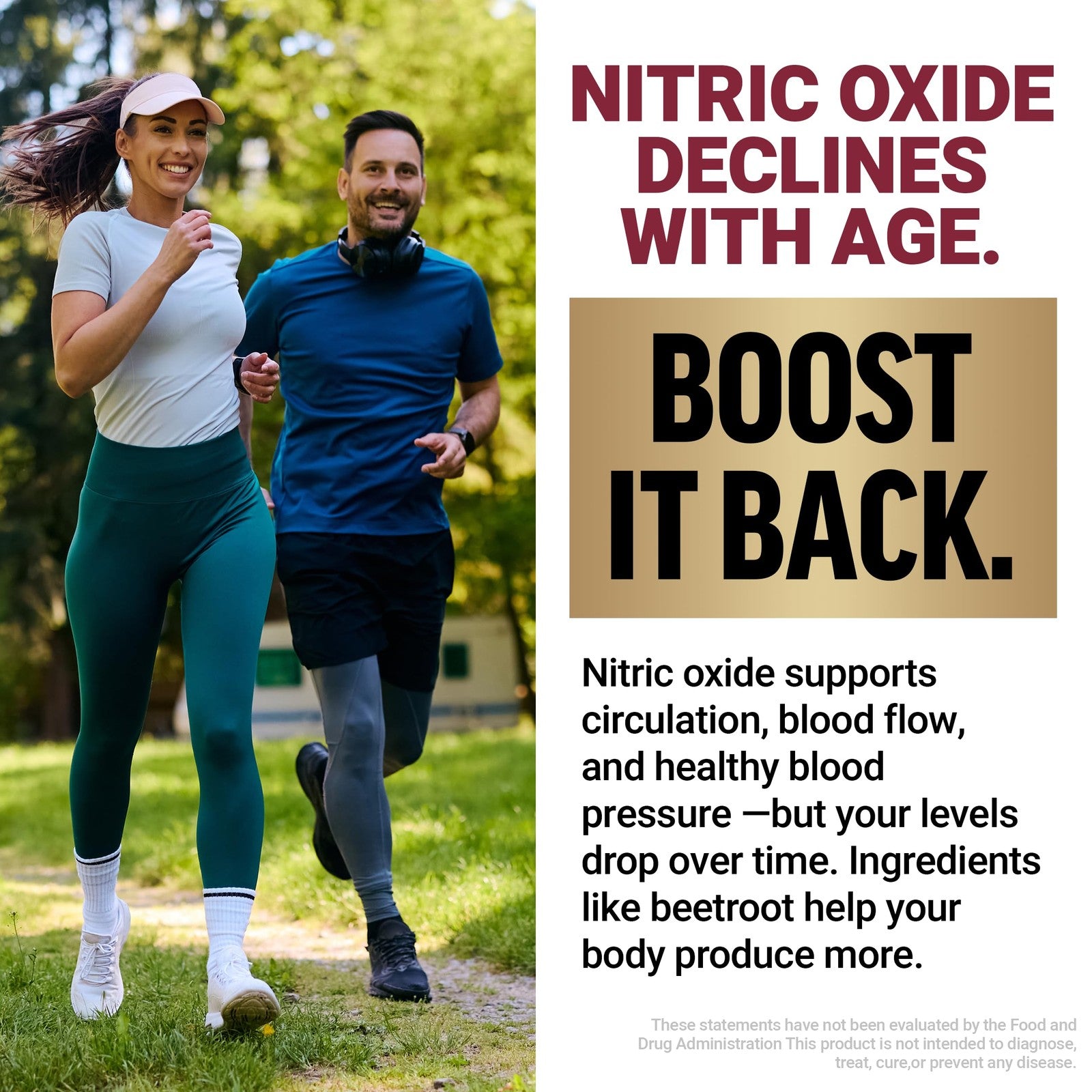 Force Factor Total Beets beet root capsules for heart health and blood pressure support, showing the supplement bottle and capsules.