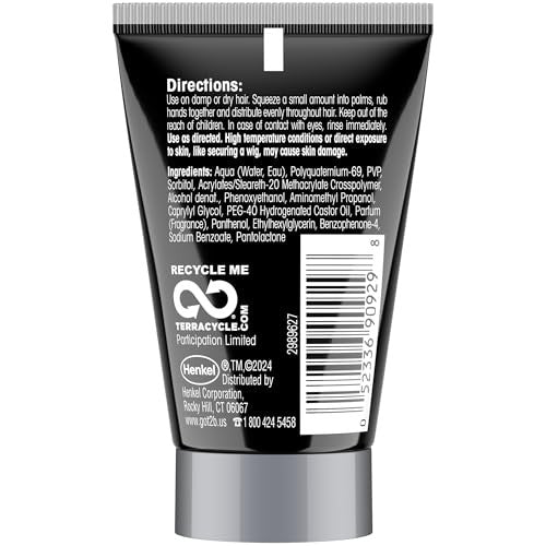 Got2b Ultra Glued Invincible Styling Hair Gel in 1.25oz containers, displayed in a pack of 24 on a white background.