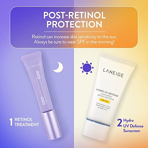 LANEIGE Retinol Firming Cream Treatment jar with cream inside, anti-aging moisturizer for visibly firmer, youthful skin.