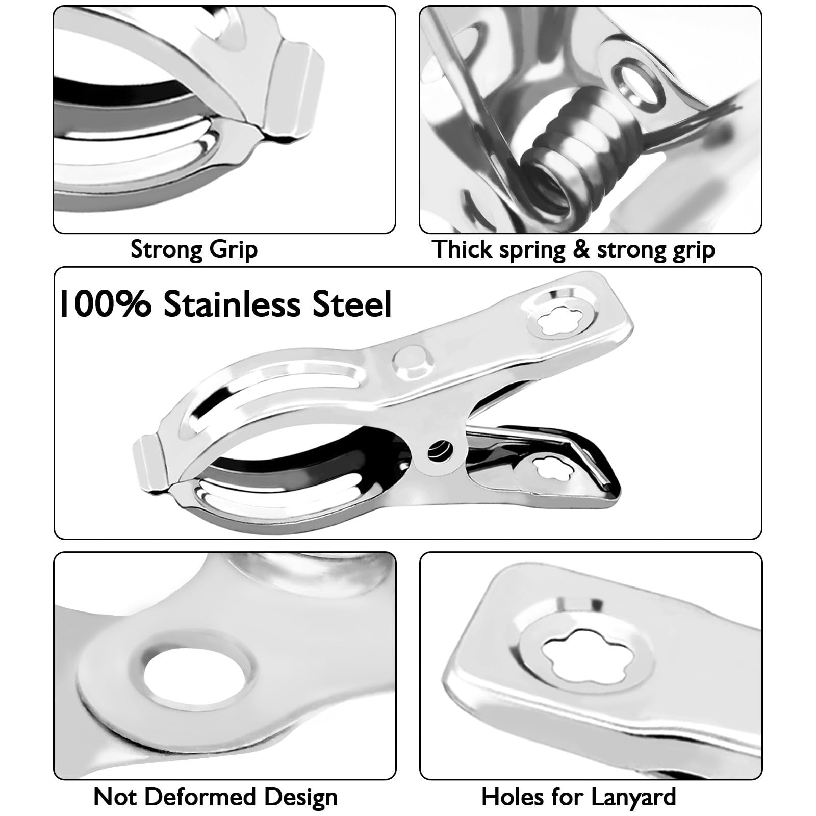 Set of 10 BESTEEL upgraded garden clips and greenhouse clamps in green, made of durable stainless steel for plant support.
