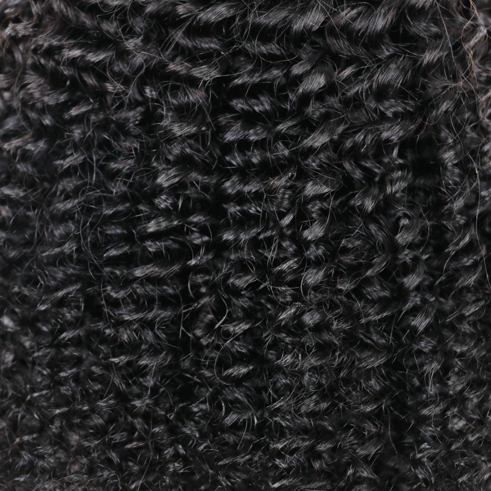 Brazilian Afro curly human hair bundles by huarisi, 10-12 inch 100% unprocessed 10A grade, natural black, full and curly texture