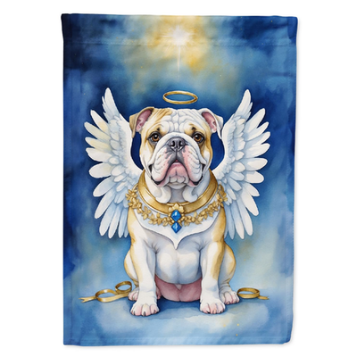 Large Caroline's Treasures English Bulldog house flag in vibrant colors, 28x40 inches polyester fabric