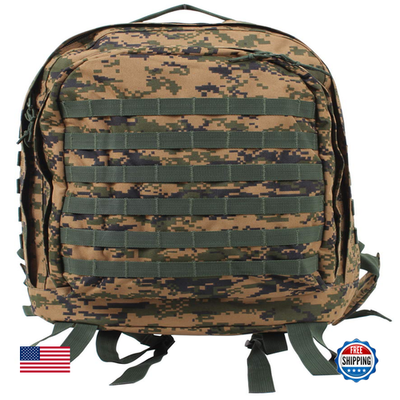 Rothco Molle II 3-Day Deployment Pack with multiple compartments and adjustable straps for outdoor and tactical use.
