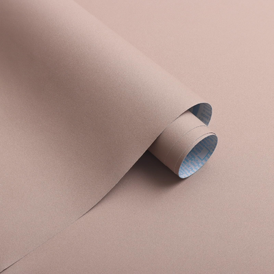 HeloHo Pink Solid vinyl peel and stick waterproof wallpaper roll
