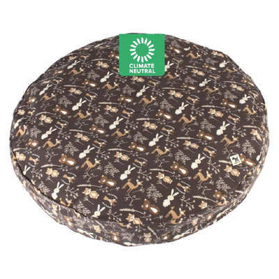 Molly Mutt Dog Bed Cover in Beasts Print 36x5 durable breathable cotton canvas