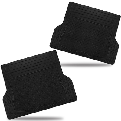 ZONETECH All Weather Rubber Cargo Liner Trunk Floor Mat with semi-pattern design for added protection and durability.