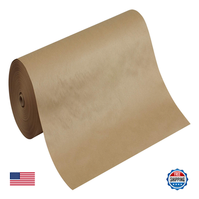 Natural kraft paper roll by Pacon, lightweight kraft material, measuring 24 x 1000 inches, used for crafts and packaging.
