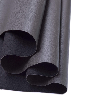 Wento thick faux leather fabric in soft skin grain texture, 2-yard length, suitable for upholstery and craft projects.