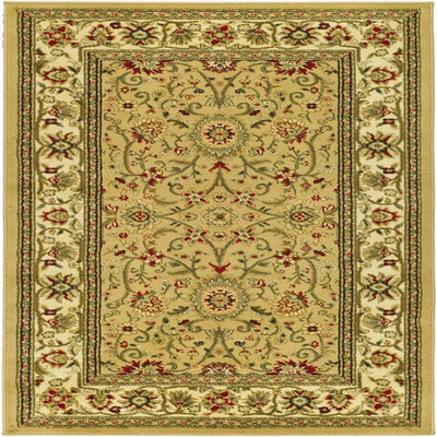 Safavieh Lyndhurst beige and ivory traditional accent rug measuring 23x4 with intricate pattern and soft texture.