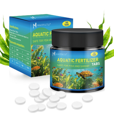 Maozyiltle Root Tabs aquarium plant fertilizer slow-release 100 white tabs with balanced NPK for healthy aquatic plants.