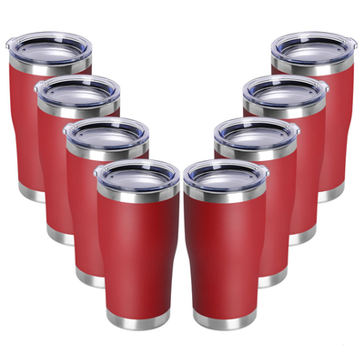 Domicare 20oz stainless steel tumbler lid with double wall vacuum insulation, designed for Domicare stainless steel tumblers.