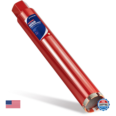 Daduori premium 2-3/4 inch wet core drill bit for hard concrete, featuring high-density diamond cutting edges.