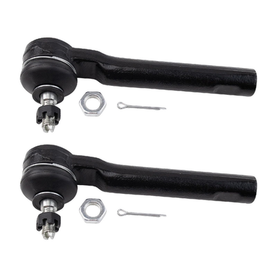 TRQ Front Outer Tie Rod Set 2pc for 2012-2019 Fiat 500 driver and passenger side replacement parts