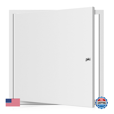 Qlyyopsk drywall access panel with lock and key, 16x24 inch ceiling access door for easy maintenance and inspection.