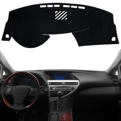 KEYOOG Dash Cover Mat for 2010-2015 Lexus RX series black polyester dashboard protector