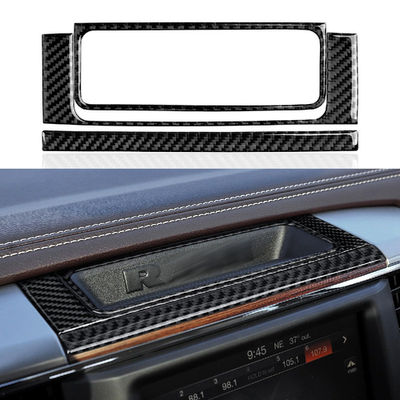 BRMYL Above Display Console Decals for 2013-2018 Dodge Ram with carbon fiber polyurethane finish