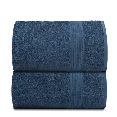 Belizzi Home premium cotton bath sheets, oversized 35x70 inches, in a 2-pack, featuring soft, absorbent white pure cotton fabric.