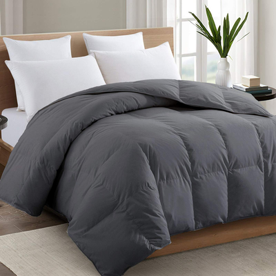California King comforter from Texartist Premium 2100 Series, all-season breathable bedding with soft, plush fabric and cozy design.