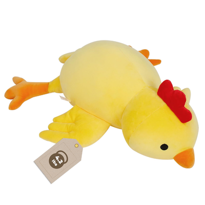 FLORVIV Weighted Chick 24-inch yellow plush toy for anxiety relief and cuddling