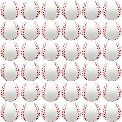 Oleitodh 60pc mini foam baseball stress balls bulk party favors 2.5 inch soft squeeze balls