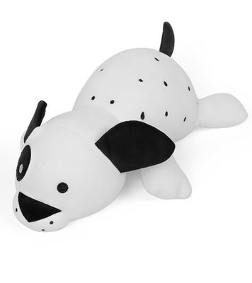 Weighted dog stuffed animal plush toy Dalmatian 24-inch soft polyester