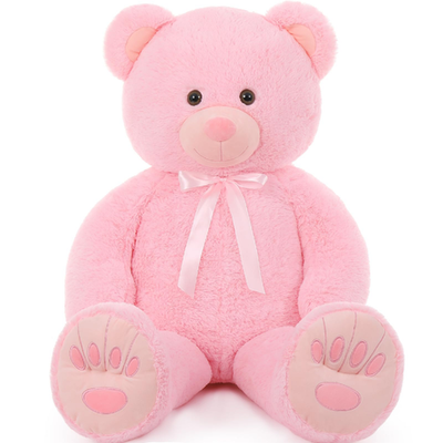 52-inch pink MorisMos giant teddy bear stuffed animal plush toy