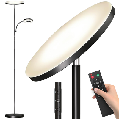 Unbranded Marctronic 42W LED floor lamp with bright 4000 lumens, modern design, and adjustable height for home lighting.