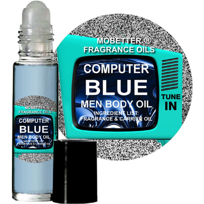 MOBETTER Computer Blue 10ml men's body oil roll on with long-lasting fragrance