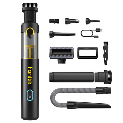 Fanttik V8 APEX 4-in-1 cordless car vacuum and blower with handheld design and 19000Pa suction power.