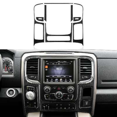 BRMYL Carbon Fiber Air Vent Outlet Cover Decal for 2013-2018 Dodge Ram 1500 interior accessory
