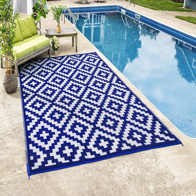 Outdoor camping rug by Fh Home, waterproof, fade-resistant, reversible, ideal for outdoor adventures and camping trips.