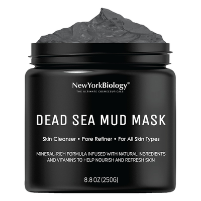 New York Biology Dead Sea Mud Mask for face and body with mineral-infused pore refining formula