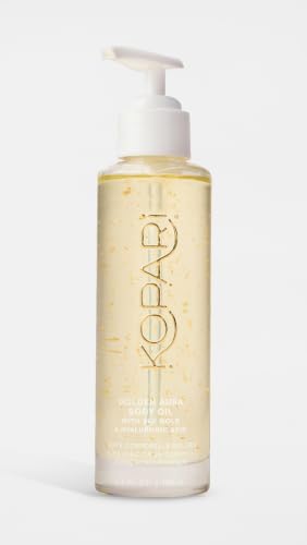 Kopari Golden Aura Body Oil with 24k Gold & Hyaluronic Acid - - Product Imagery