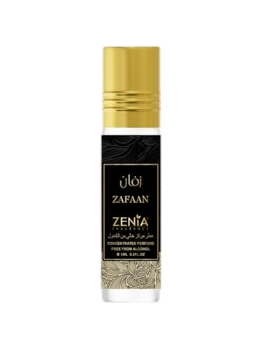 Zenia Zafaan Perfume Oil Roll-On – 6ml / 0.2oz | Long Lasting - Product Imagery